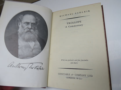 Trollope A Commentary By Michael Sadler 1945 book image 4
