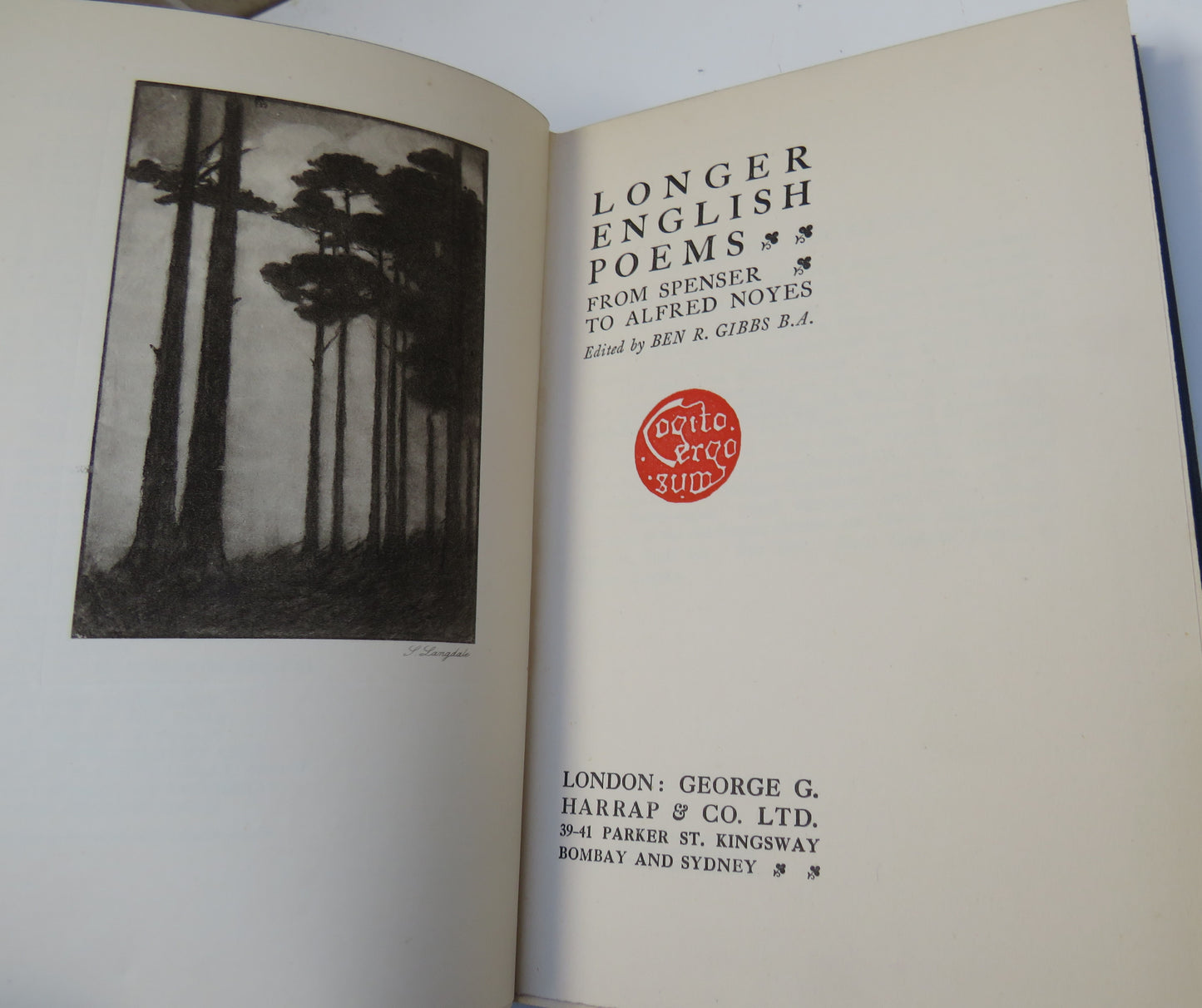 Longer English Poems From Spenser To Alfred Noyes 1930