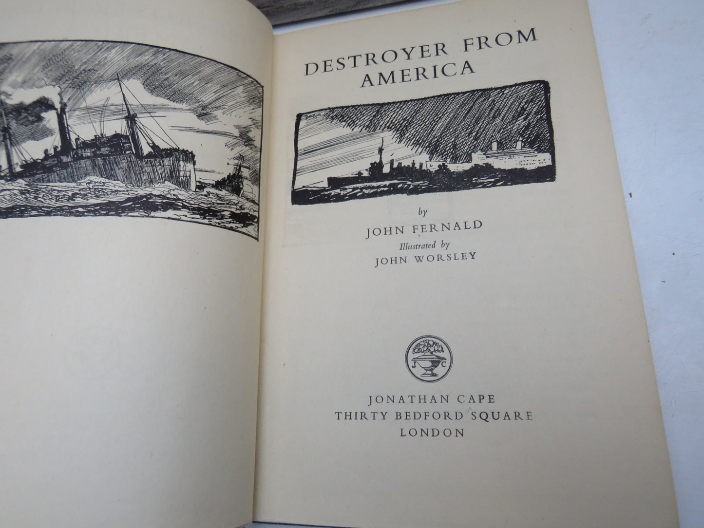 Destroyer From America By John Fernald Illustrated By John Worsley 1942
