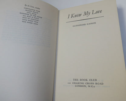 I know My Love By Catherine Gaskin 1963 book image 4