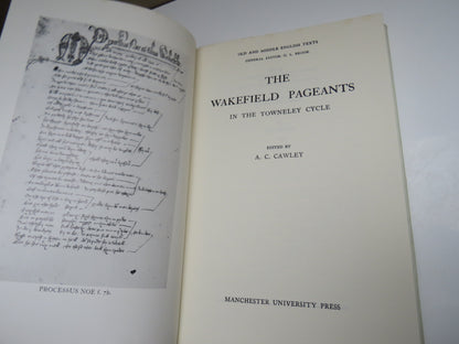 The Wakefield Pageants In The Towneley Cycle Edited By A.C. Cawley 1971 book image 3