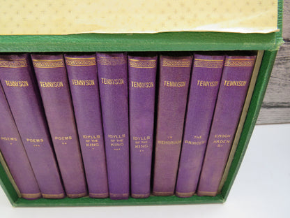 The Works of Alfred Tennyson 1870 Small Book Set