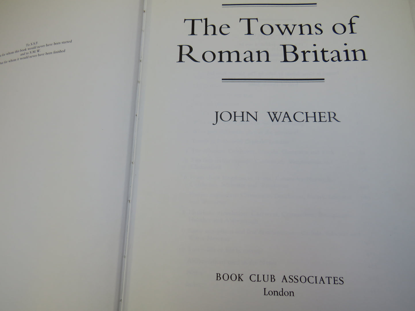 The Towns of Roman Britain By John Wacher 1978