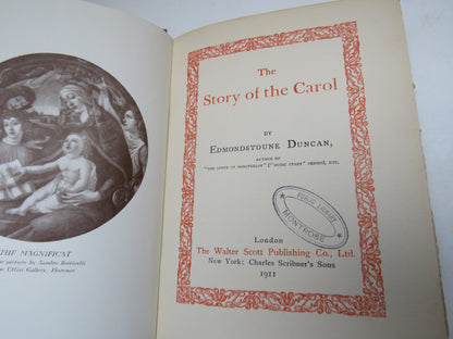 The Story of The Carol By Edmondstoune Duncan 1911 book image 4
