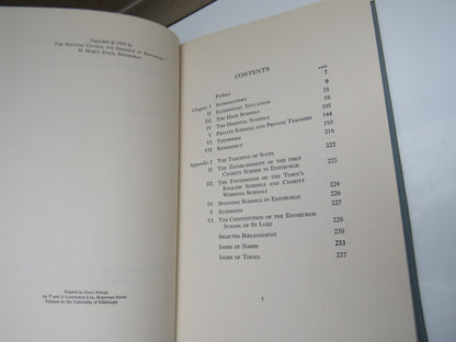 Education In Edinburgh in the Eighteenth Century By Alexander Law 1965 book image 4