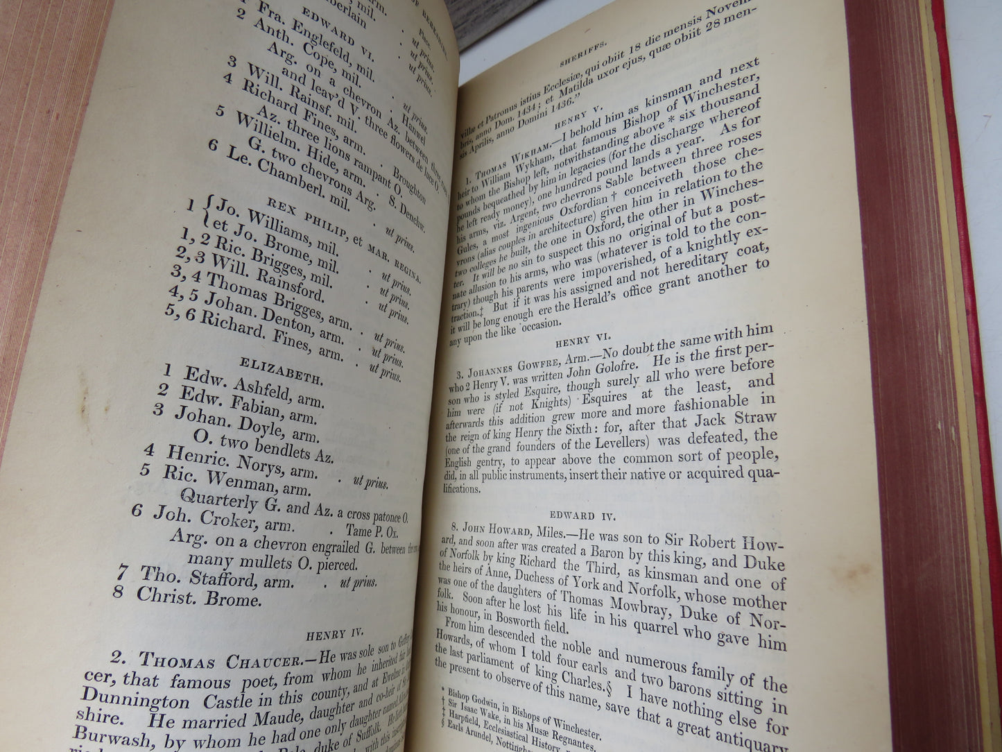 The History of the Worthies of England By Thomas Fuller Vol I 1840