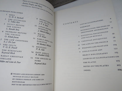 The Anglo-Saxons General By D.M. Wilson 1960