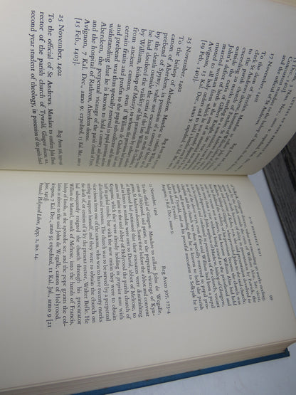 Calendar of Papal Letters To Scotland of Benedict XIII of Avignon 1394-1419 Edited By Francis McGurk 1976