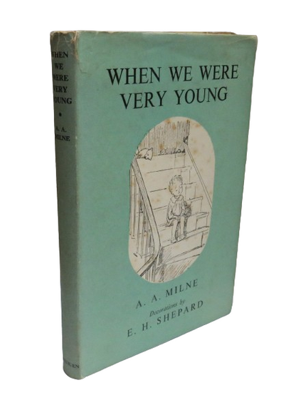 When We Were Very Young by A. A. Milne with Decorations by E. H. Shepard, 1959 book front cover