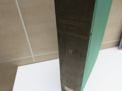 The Miscellany of The Spalding Club Volume Second 1842 - Aberdeen book image 3