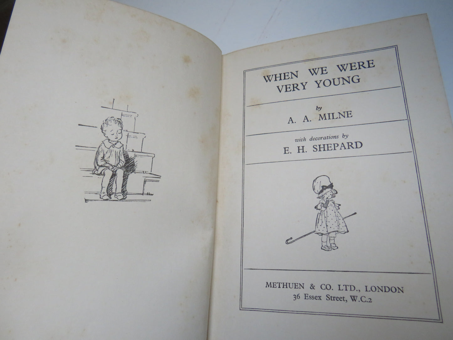 When We Were Very Young by A. A. Milne with Decorations by E. H. Shepard, 1959