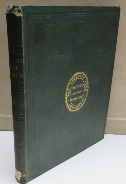 The Miscellany of The Spalding Club Volume Third 1846 - Aberdeen book image 2