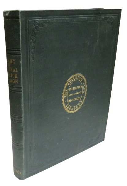 Passages From The Diary Of General Patrick Gordon Of Auchleuchries A.D.1635 - A.D. 1699 Aberdeen Spa book front cover