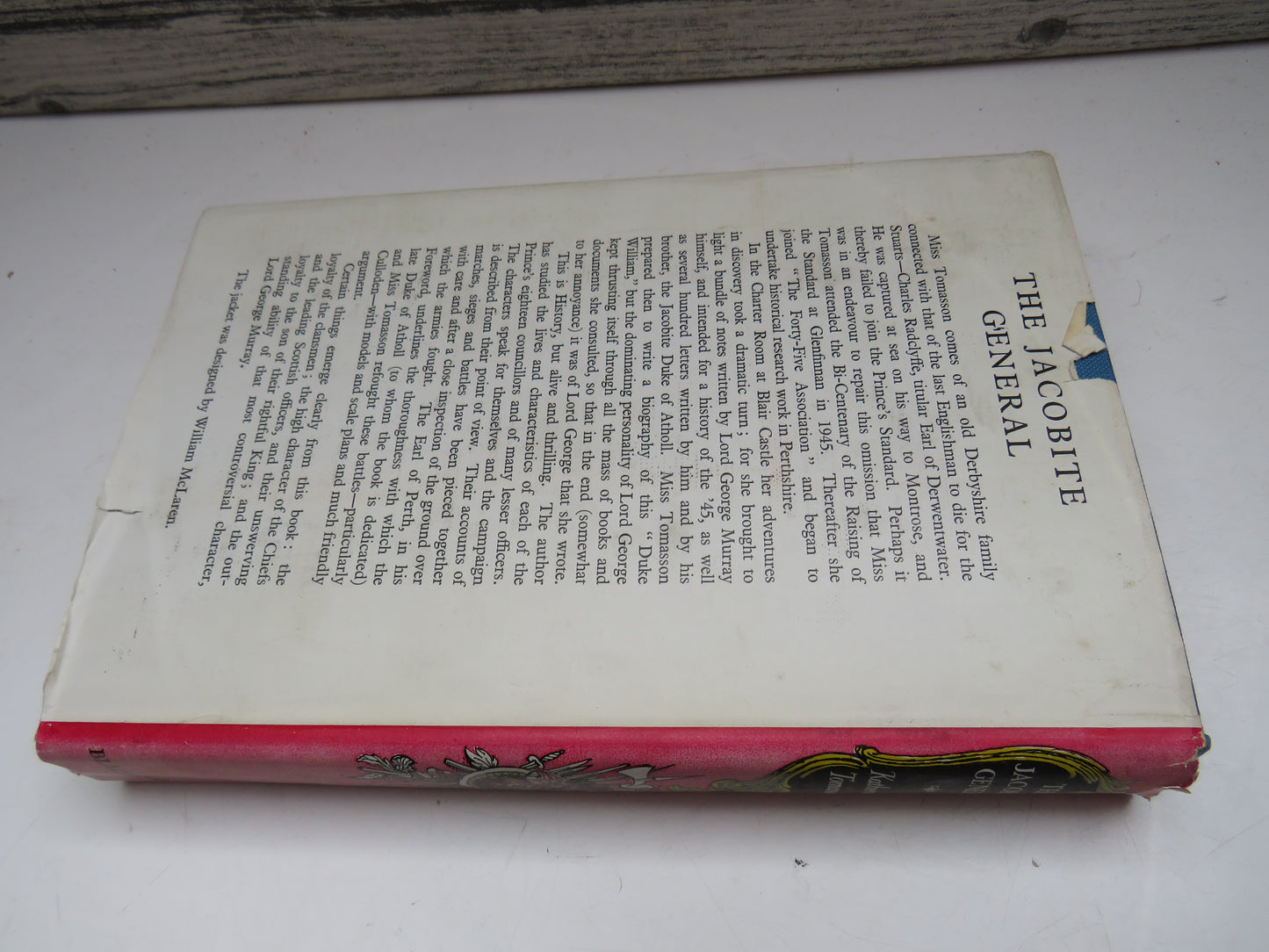 The Jacobite General By Katherine Tomasson 1958