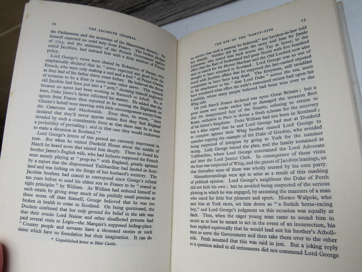 The Jacobite General By Katherine Tomasson 1958