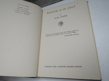 Winter Is In July By Elma Napier 1949 1st Edition book image 4