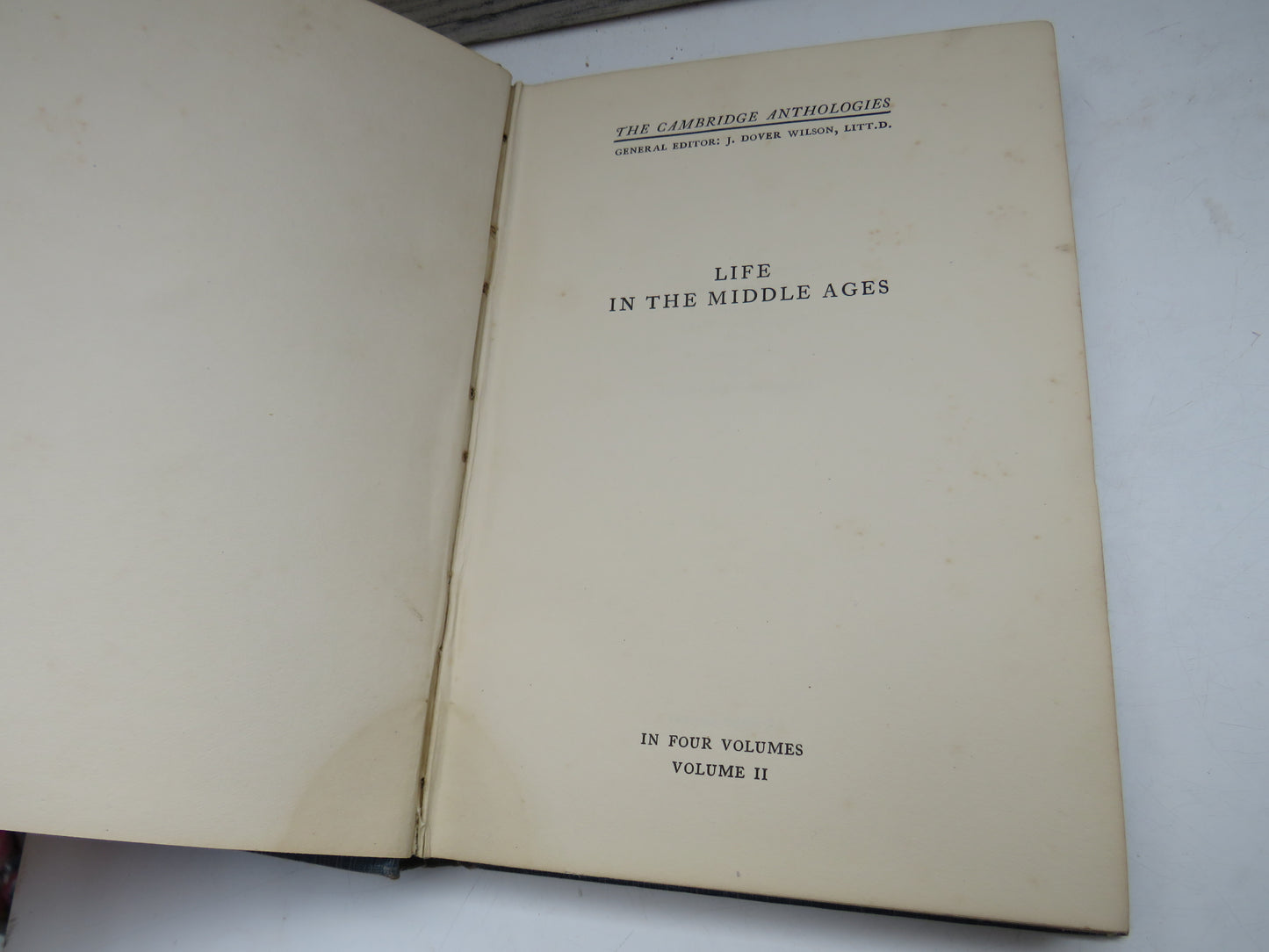 Life In The Middle Ages Selected Translated & Annotated By G. G. Coulton Vol II 1929