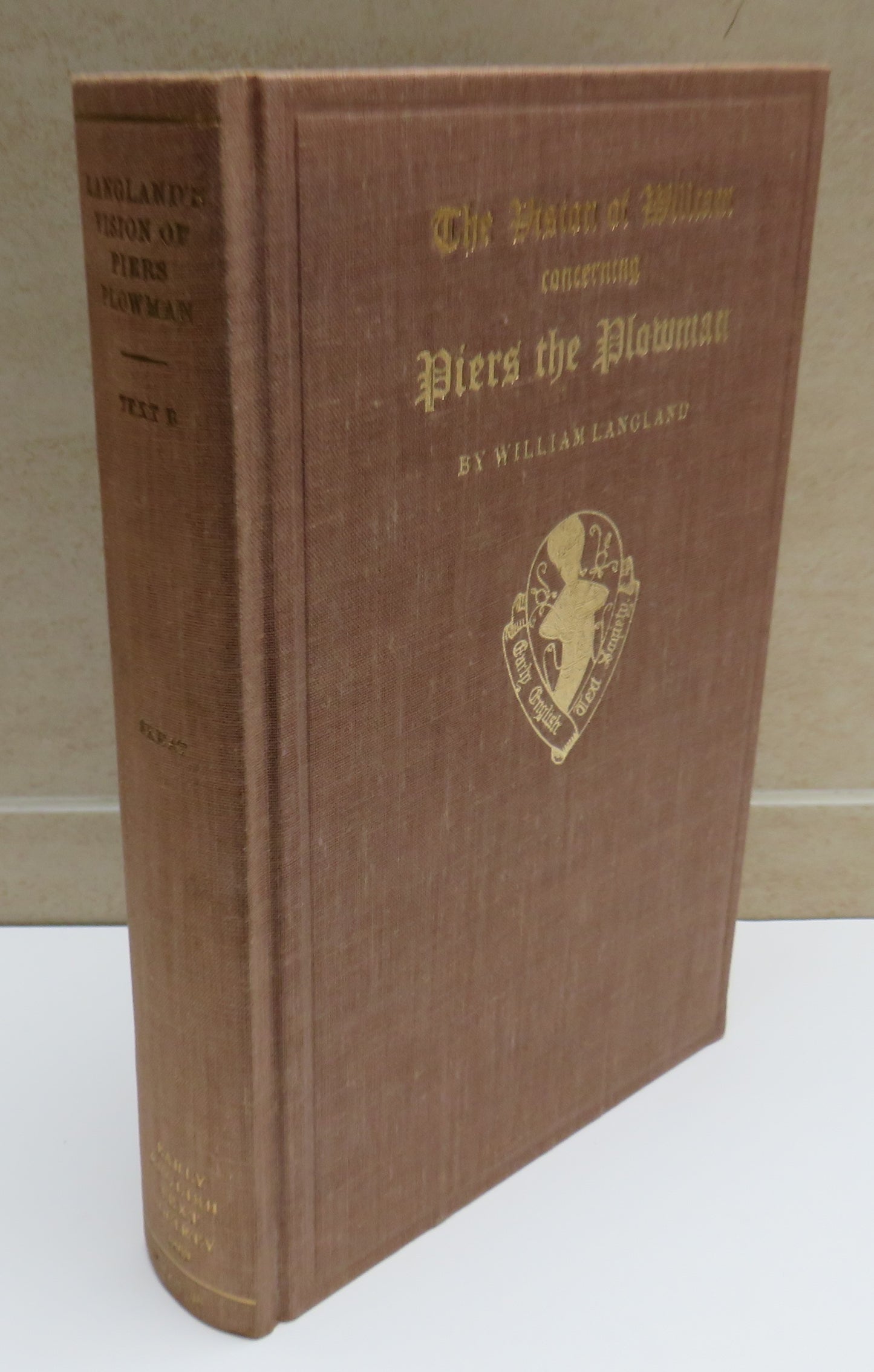 Langlan's Vision of Piers The Plowman 1972
