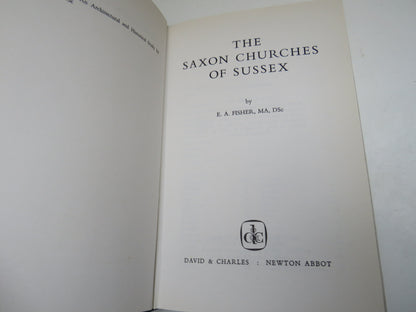 The Saxon Churches Of Sussex By E. A. Fisher 1970 book image 4