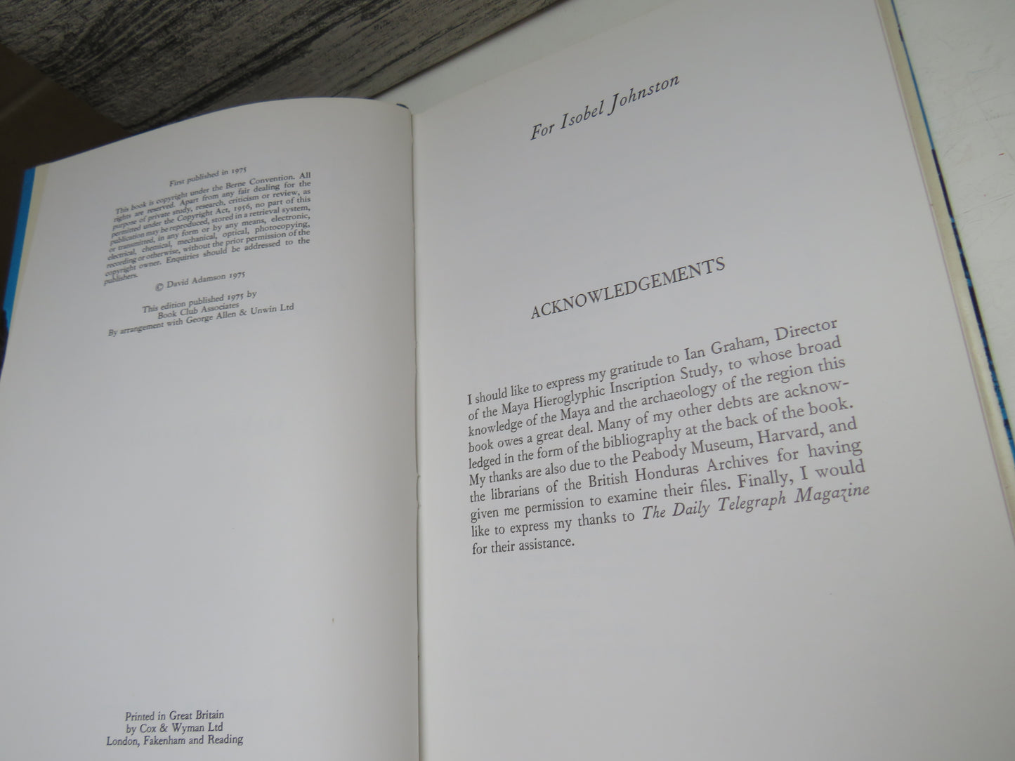 The Ruins of Time Four and a Half Centuries of Conquest and Discovery Among The Maya By David Adamson 1975