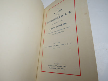 Some Rules For The Conduct of Life To Which Are Added A Few Cautions For The Use of Such Freeman of  book image 4