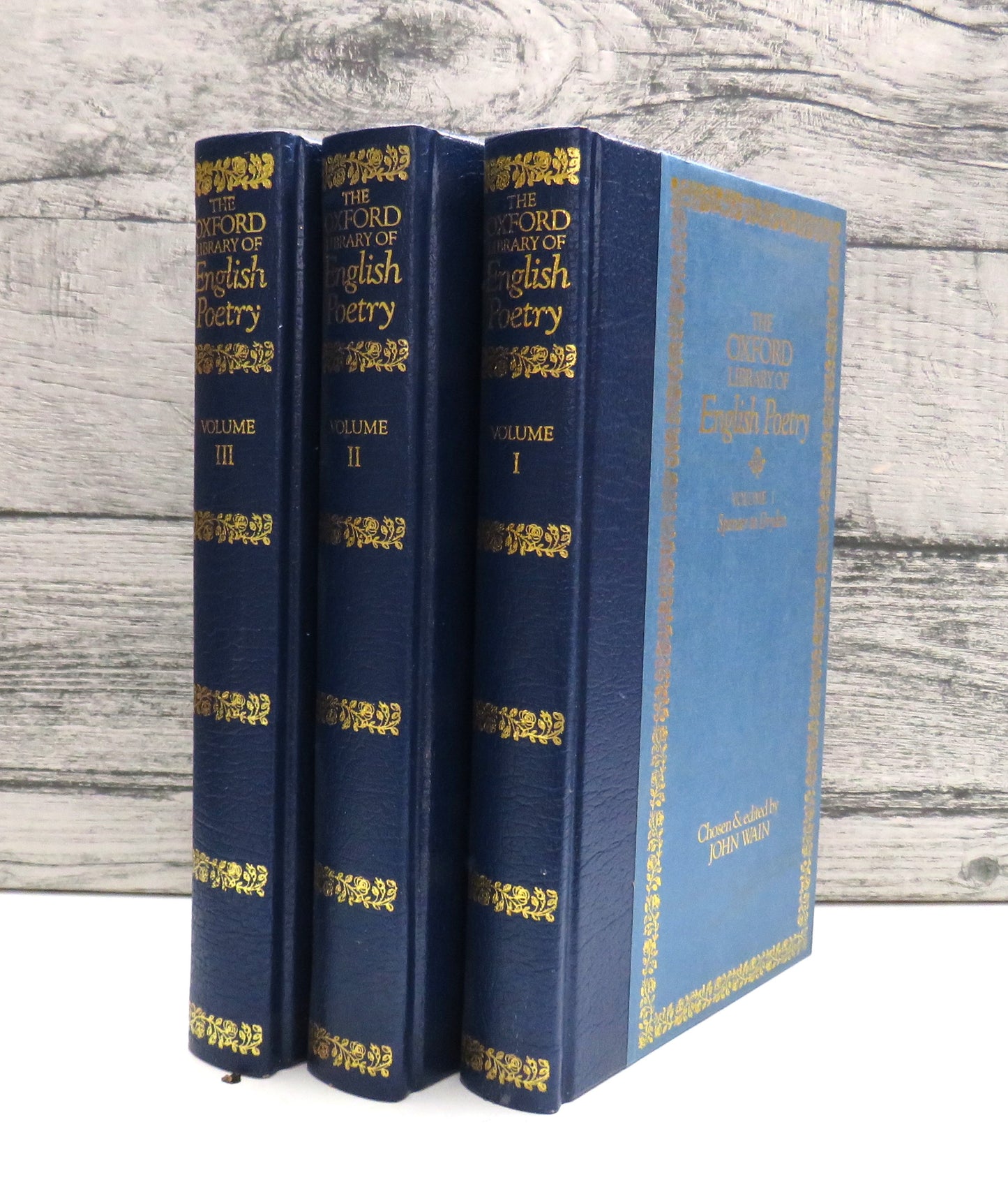 The Oxford Library of English Poetry 1986 3 Volumes