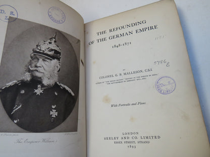 The Refounding Of The German Empire 1848-1871 By Colonel G. B. Malleson 1893 book image 4