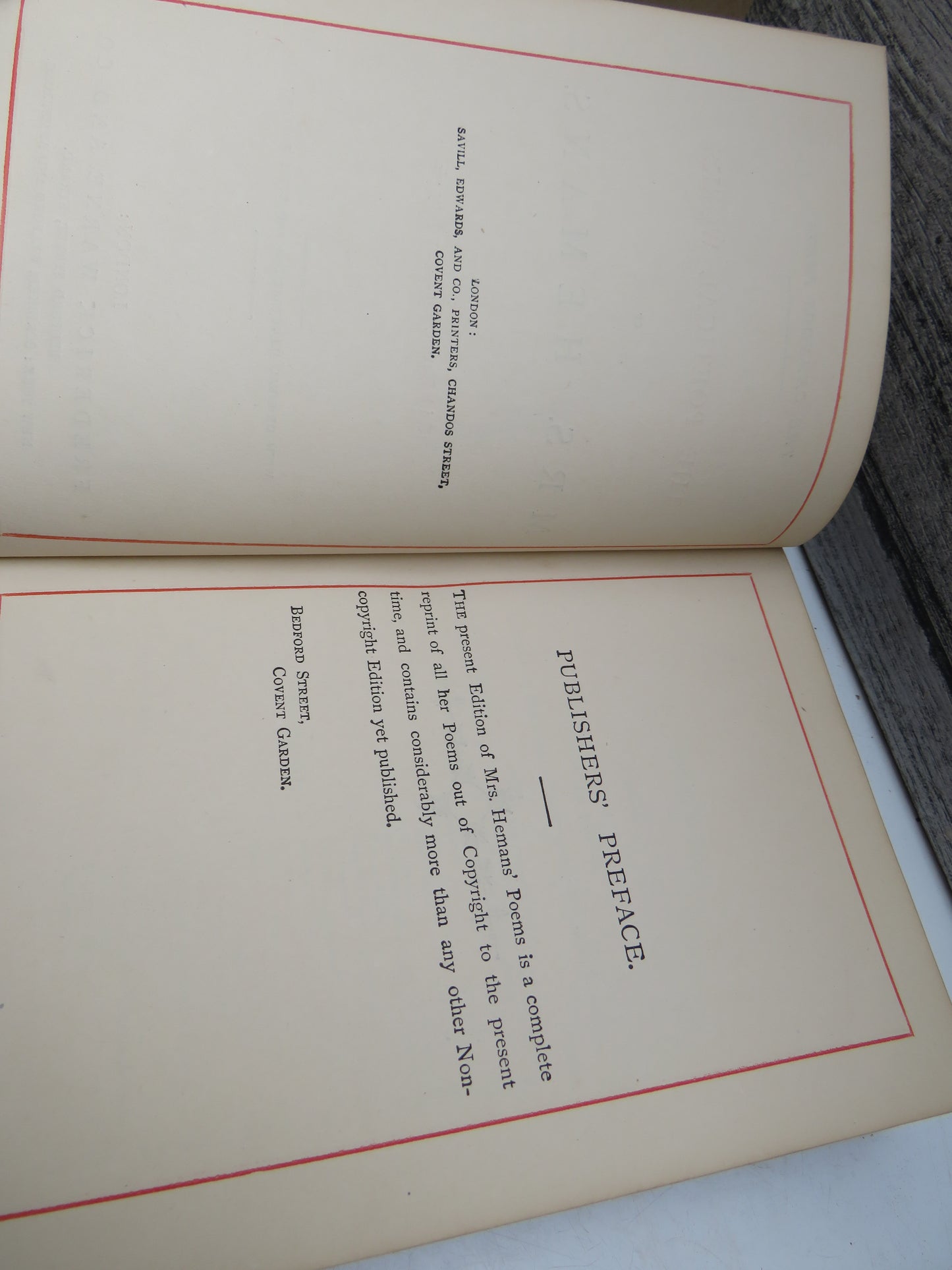 The Poetical Works of Felicia Hemans The Chandos Poets