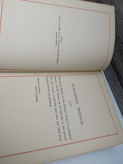 The Poetical Works of Felicia Hemans The Chandos Poets