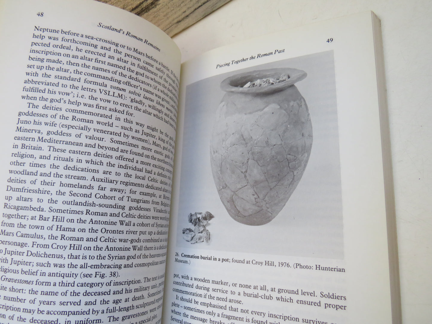 Scotland's Roman Remains An Introduction and Handbook By Lawrence Keppie 1986 Author Signed