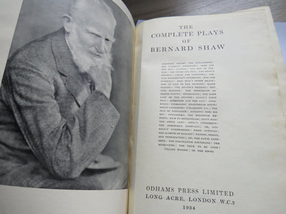 The Complete Plays Of Bernard Shaw 1934 book image 2