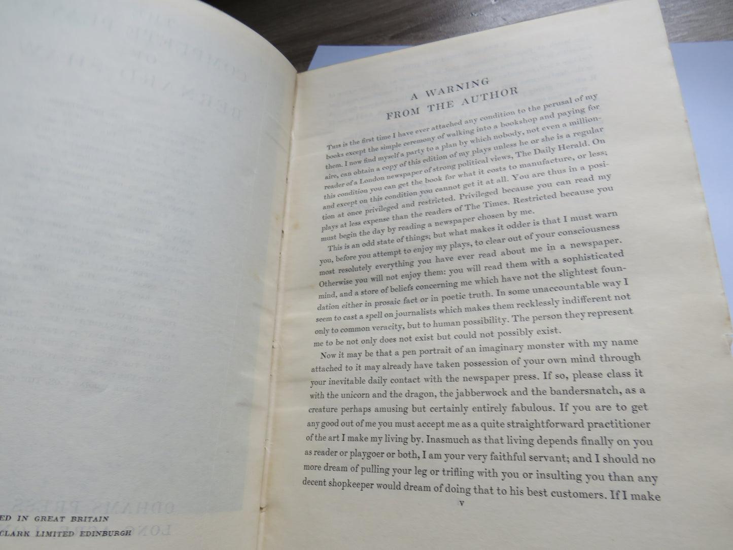 The Complete Plays Of Bernard Shaw 1934