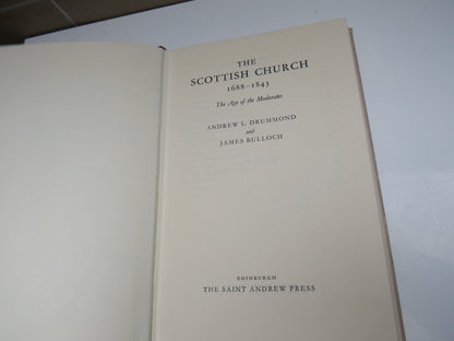 The Scottish Church 1688-1843 The Age of The Moderates By Andrew L. Drummond and James Bulloch 1973 book image 3