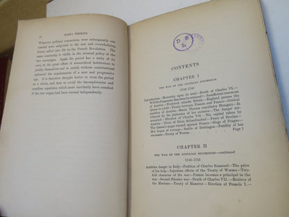 Maria Theresa By Rev. J. Franck Bright 1897 book image 6