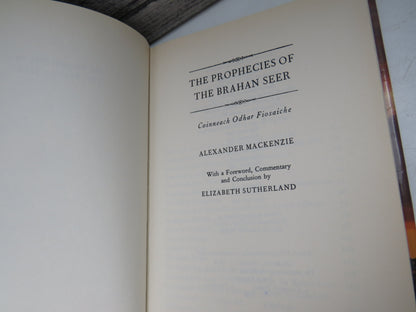 The Prophecies of The Brahan Seer Coinneach Odhar Fiosaiche By Alexander MacKenzie 1989