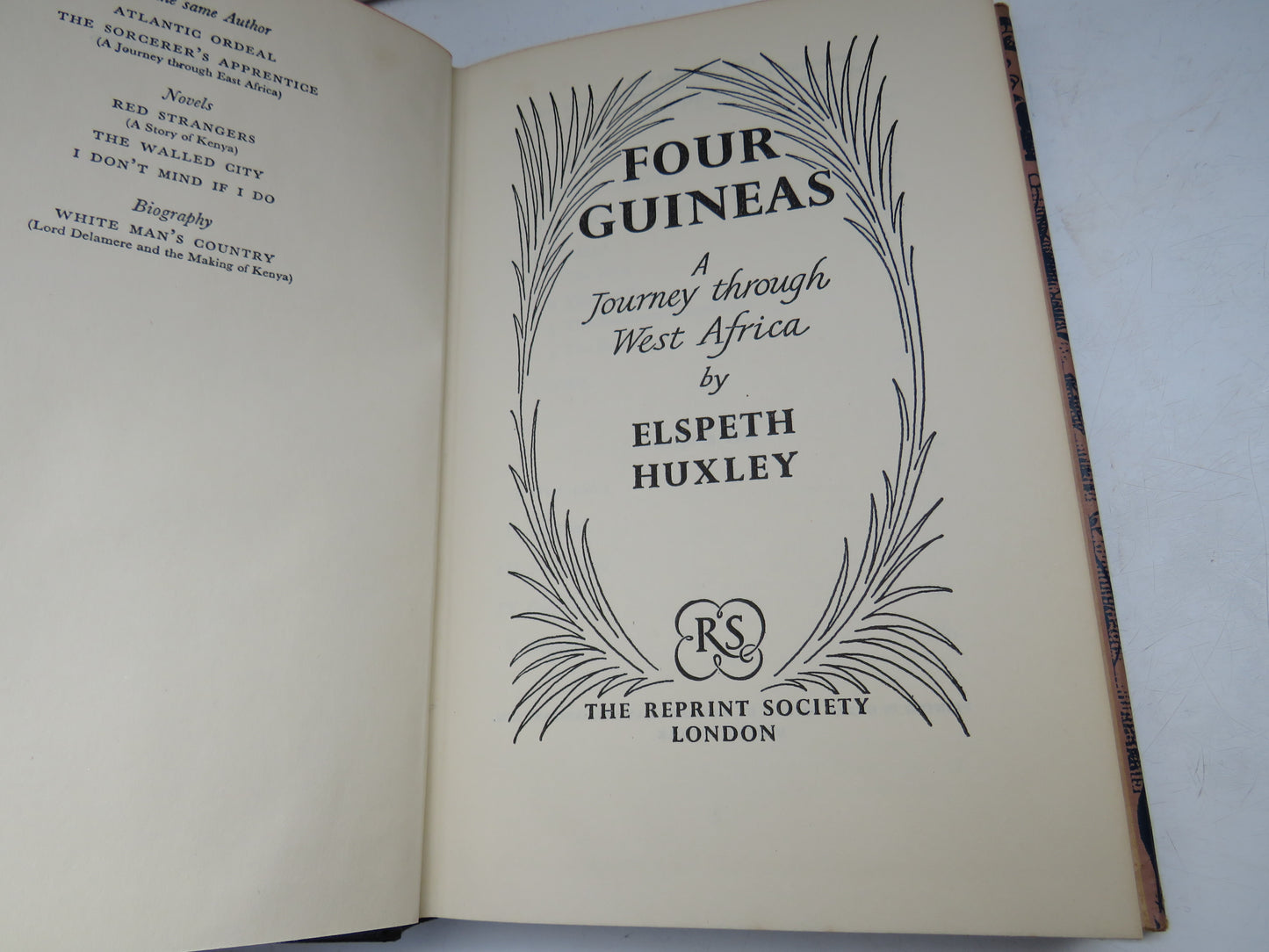 Four Guineas A Journey Through West Africa By Elspeth Huxley 1955