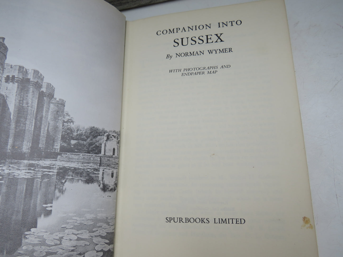 Companion Into Sussex By Norman Wymer 1972