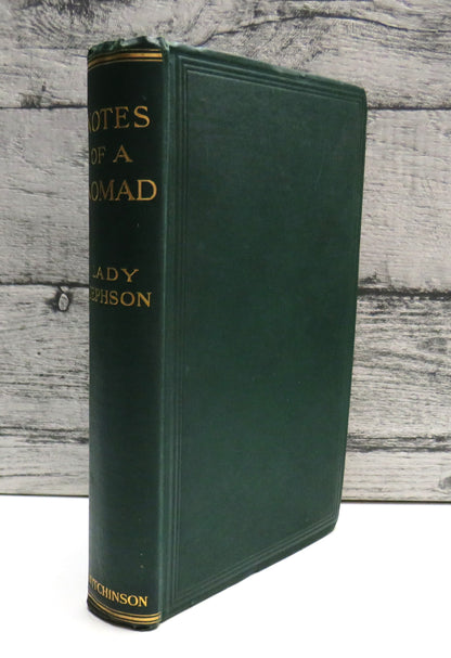 Notes Of A Nomad By Lady Jephson 1918 book front cover