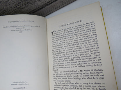 Companion Into Sussex By Norman Wymer 1972