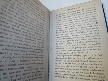 Thought Transference A Critical and Historical Review of the Evidence For Telepathy, With A Record o book image 5