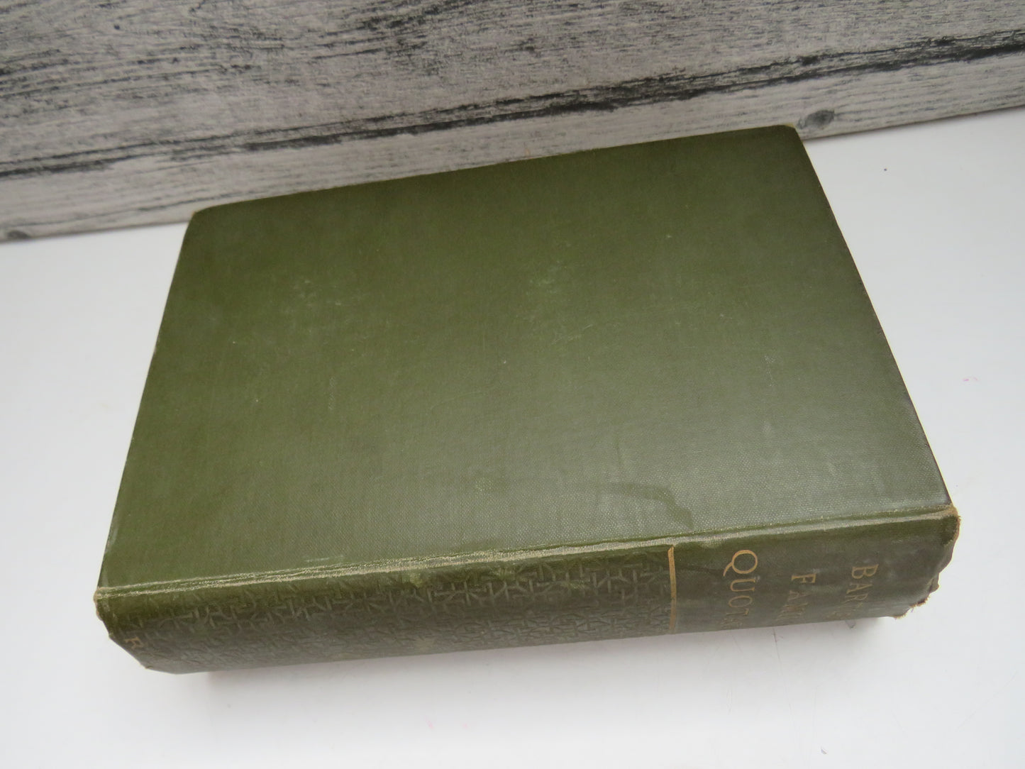 Familiar Quotations Being An Attempt To Trace To Their Sources Passages and Phrases In Common Use By John Bartlett 1890