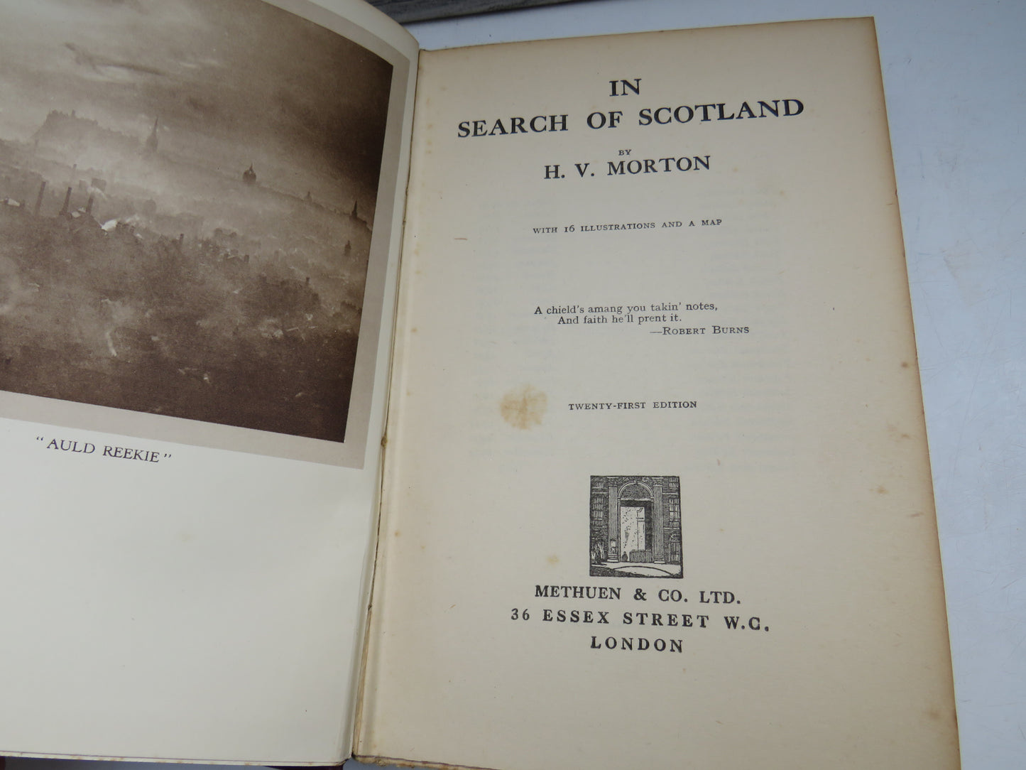 In Search of Scotland By H. V. Morton 1935