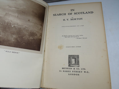 In Search of Scotland By H. V. Morton 1935
