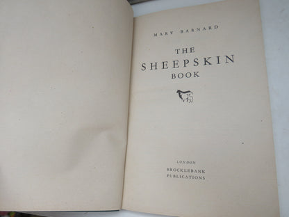 The Sheepskin Book By Mary Barnard
