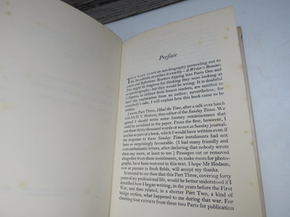 Margin Released A Writer's Reminiscences and Reflections By J.B. Priestley 1963