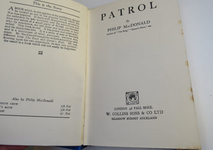 Patrol By Philip MacDonald 1929 book image 4
