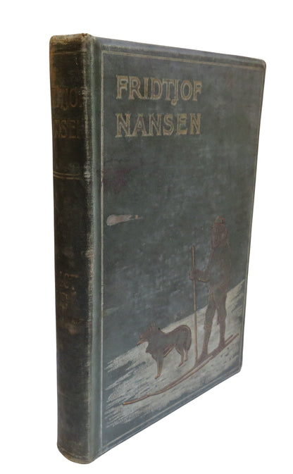 Fridtjof Nansen A Book For The Young By Jacob B. Bull 1898 book front cover