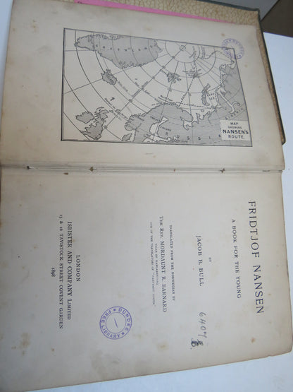 Fridtjof Nansen A Book For The Young By Jacob B. Bull 1898 book image 5