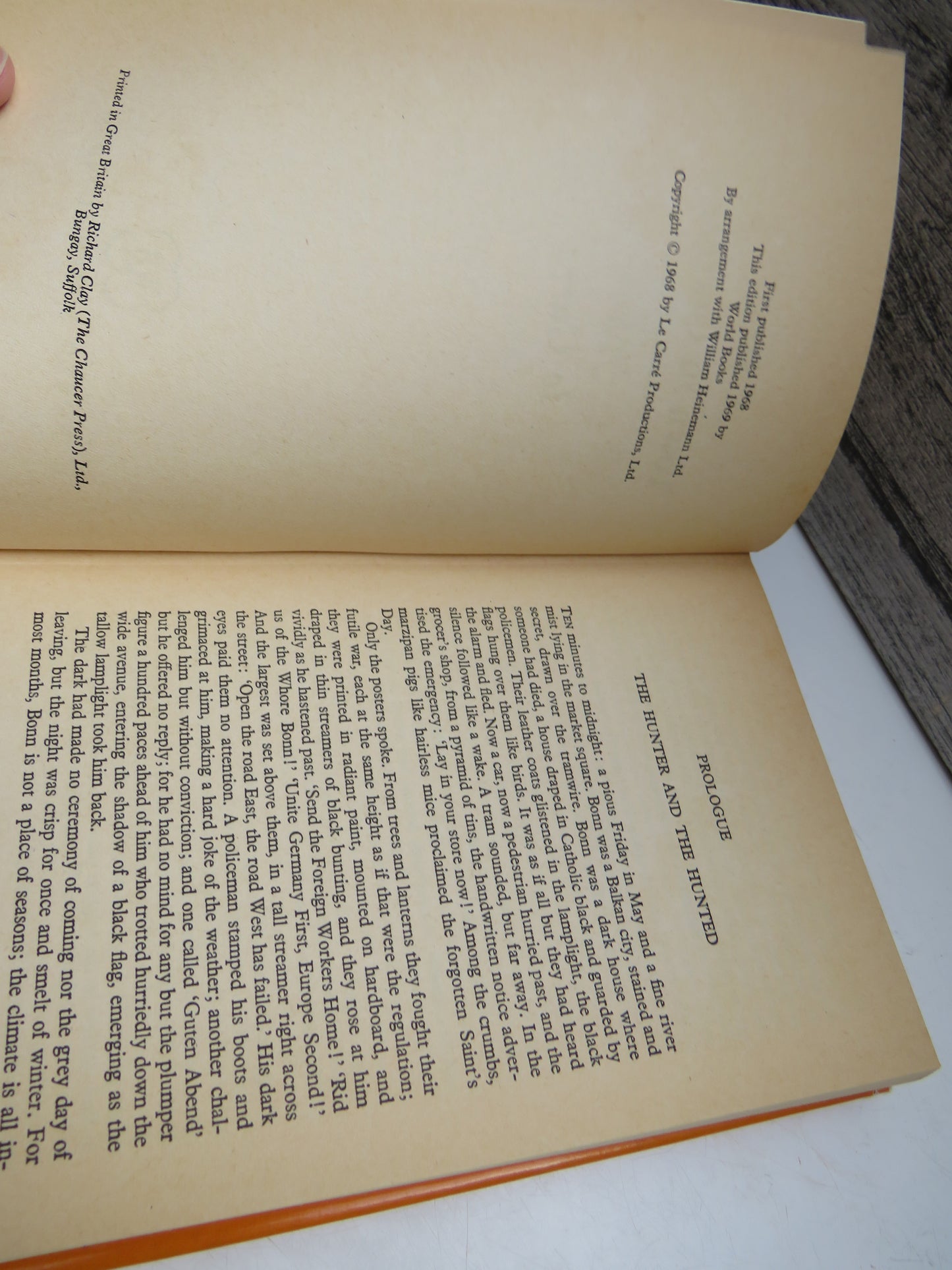 A Small Town In Germany By John Le Carre 1969