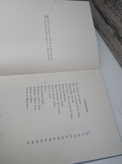 The Foundation of Skating A Manual For The Learner By Charles E. Salvesen 1938